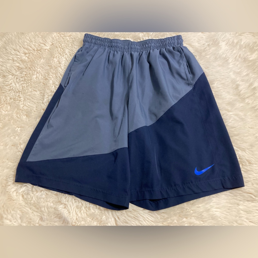 Nike Dri-FIT Blue and Gray Shorts